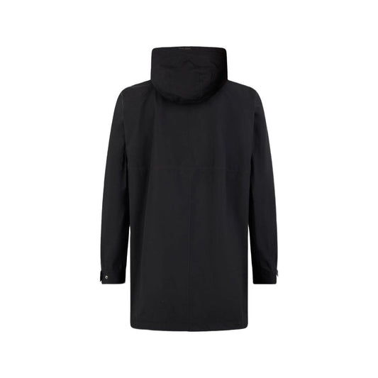 Black Polyester Coat