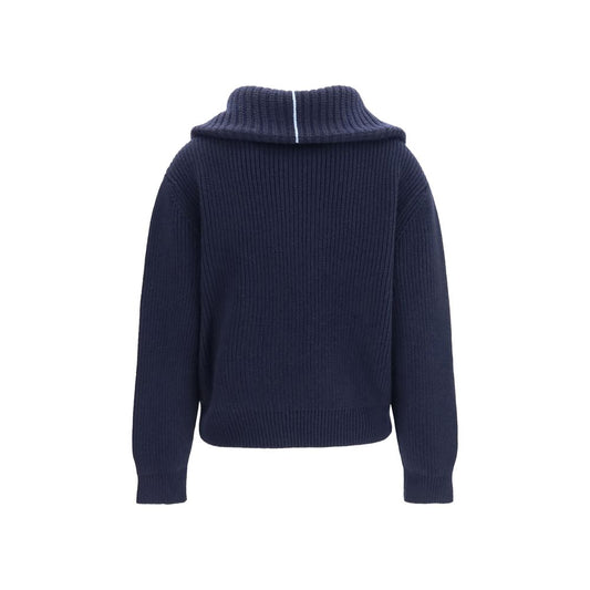 Blue Cashmere Polo Shirt