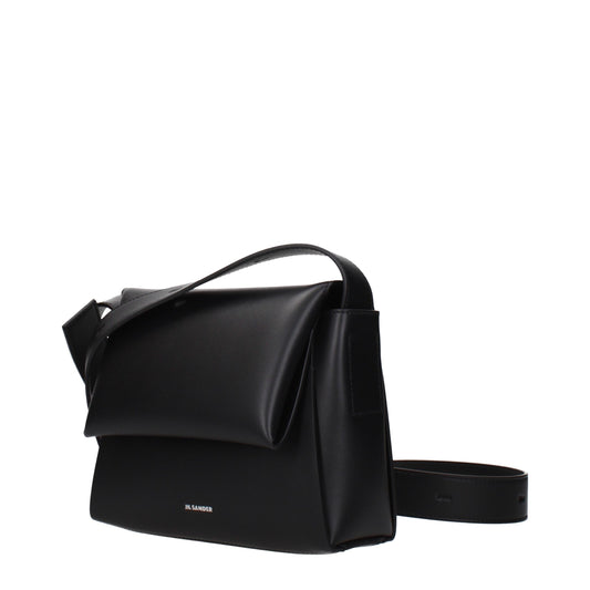 Black Leather Crossbody Bag