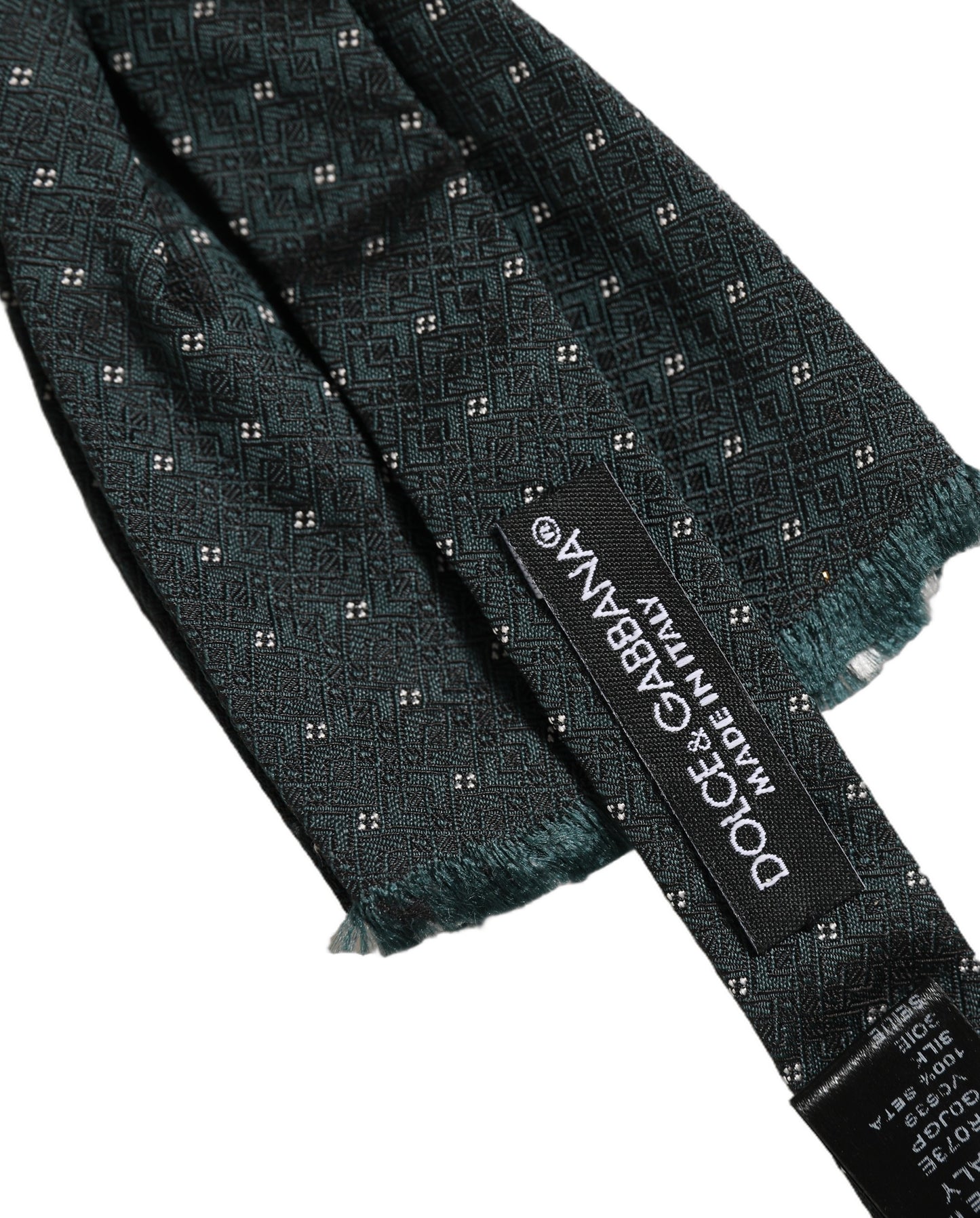 Men Green Patterned Adjustable Neck Papillon Bow Tie