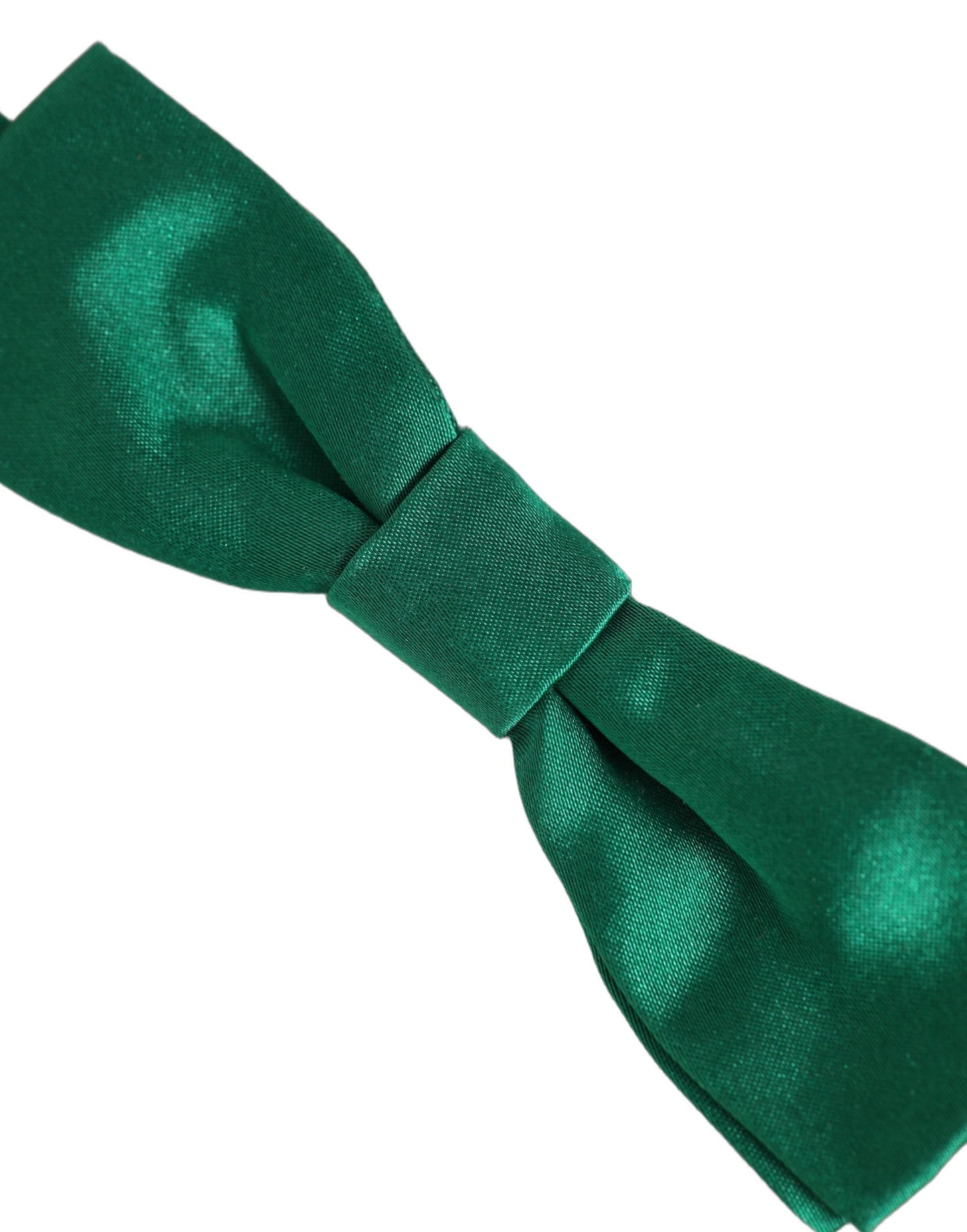 Men Green 100% Silk Adjustable Neck Papillon Bow Tie