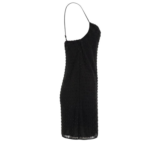 Black Polyester Women Tank
