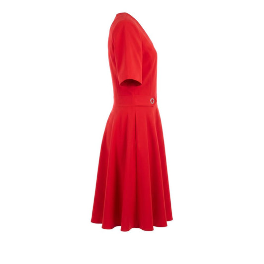 Red Poliestere Women Dress