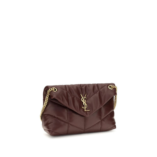 Bordeaux Lamb Leather Shoulder Bag