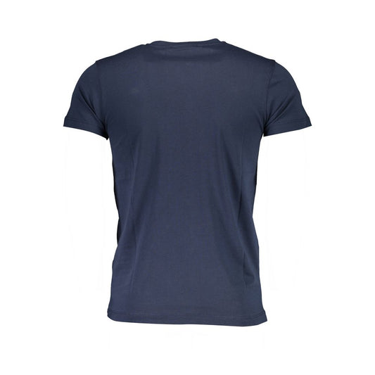 Blue Cotton Men's T-Shirt