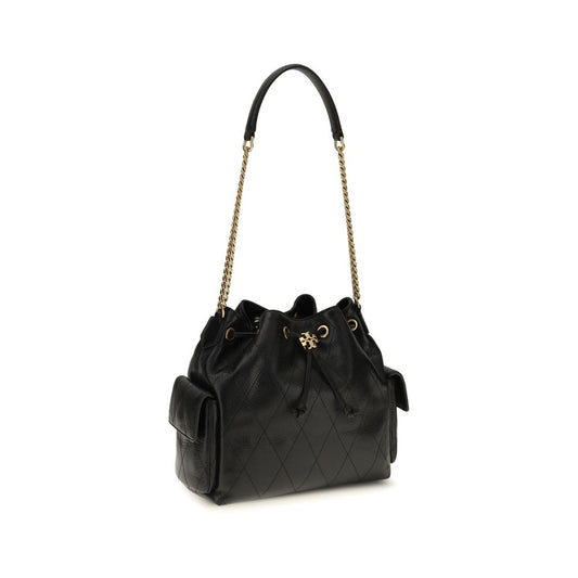 Black Calf Leather Bos Taurus Shoulder Bag