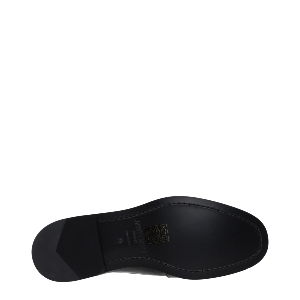 Black Leather Slip-On Loafers
