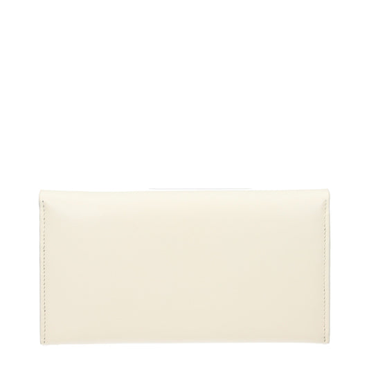 Beige Leather Wallet