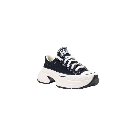 Black And White Textile Chunky Sneakers