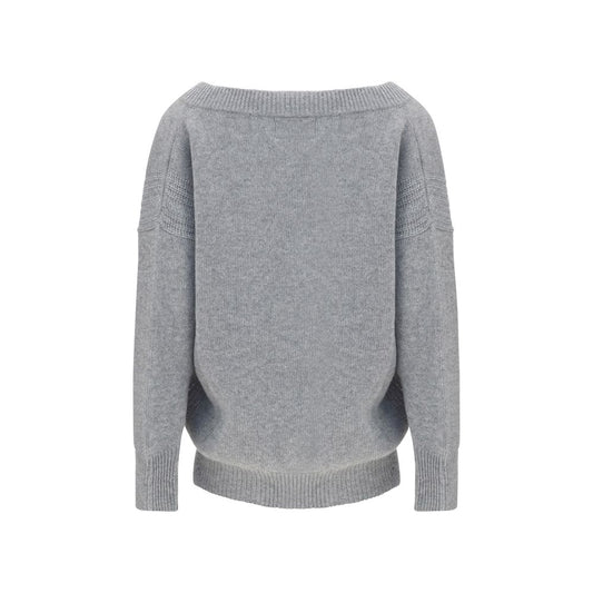 Gray Cashmere Casual Dress