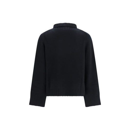 Black Cashmere Turtleneck