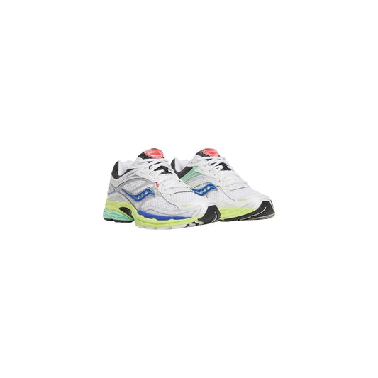 White Synthetic Athletic Sneakers