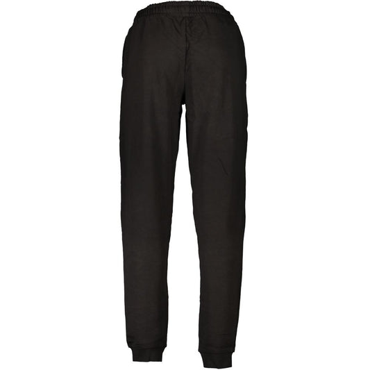 Black Cotton Men's Trousers
