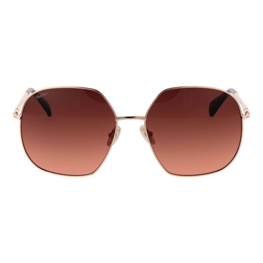 Rose Gold Metal Sunglasses