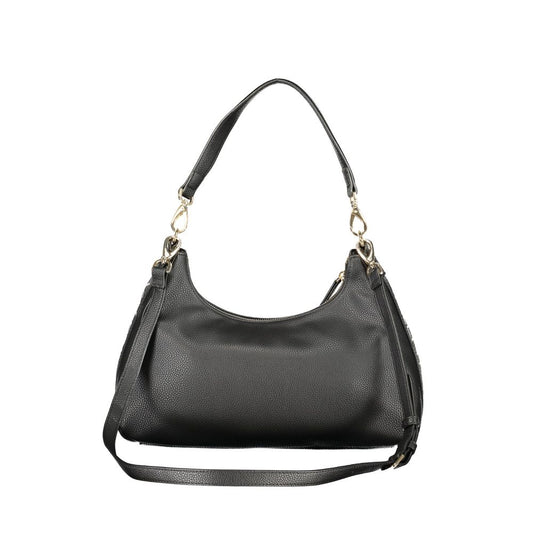 Black Polyurethane Womens Bag