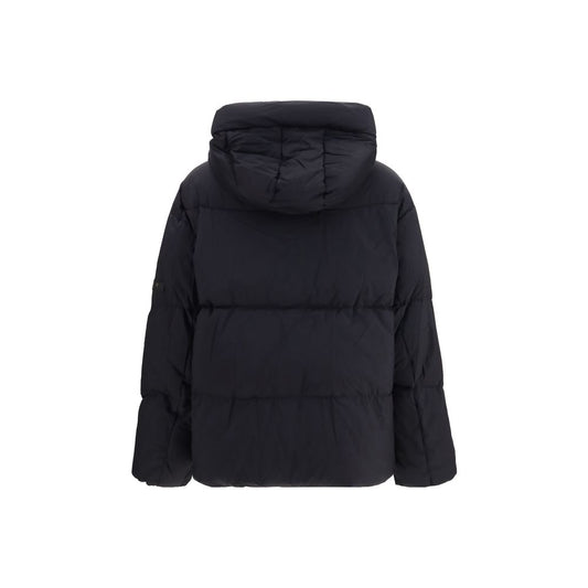 Black Nylon Full-Length Jacket