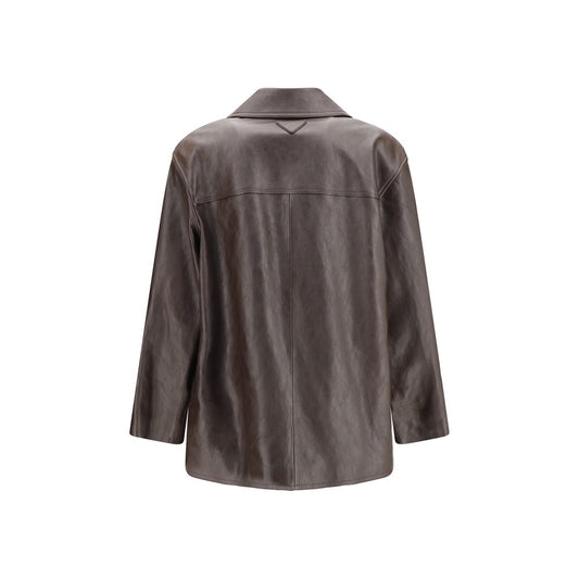 Brown Lamb Leather Leather Jacket