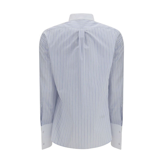 Blue Cotton Pattern Shirt