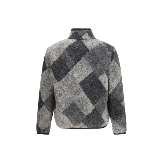 Gray Wool Oves Aries Full-Length Jacket