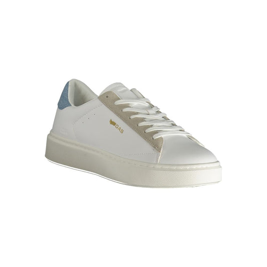 White Polyurethane Men's Sneaker