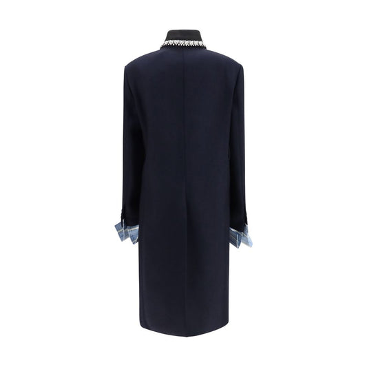 Blue Wool Oves Aries Coat