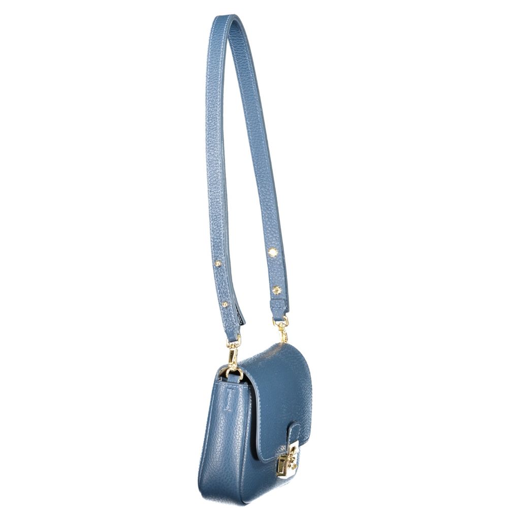 Blue Leather Womens Bag