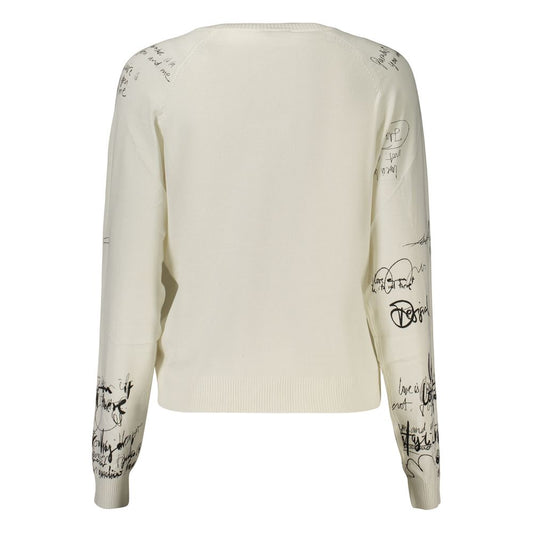 White Viscose Women's Top