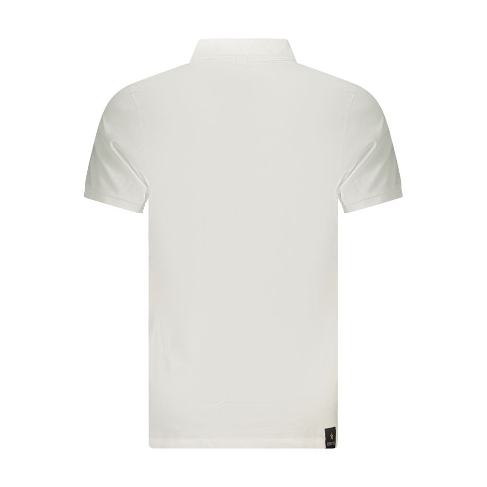 White Cotton Men's Polo Shirt
