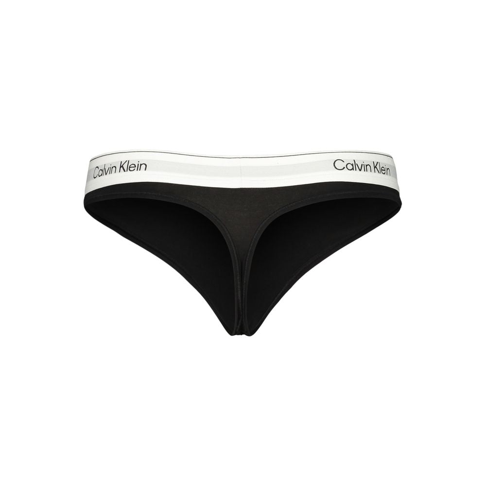 Black Cotton Women's Underwear