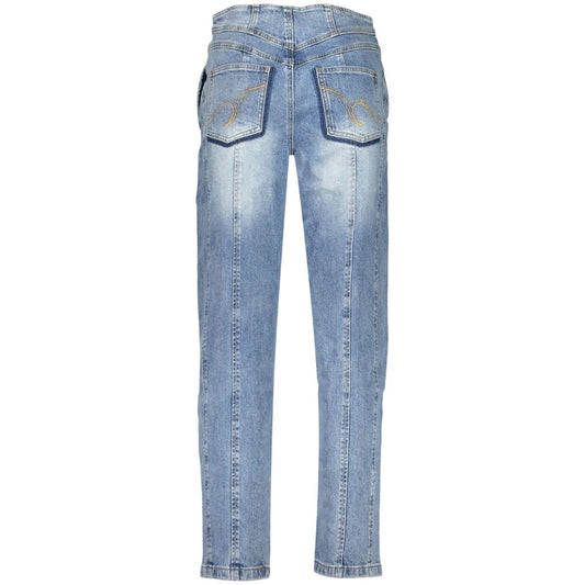 Azzurro Cotton Women's Jeans