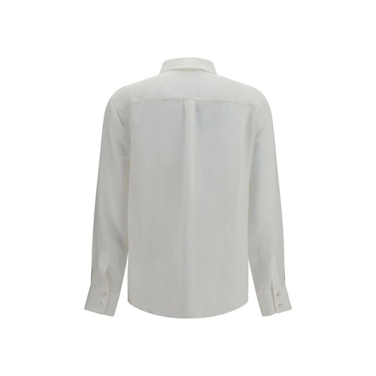 White Silk Dress Shirt