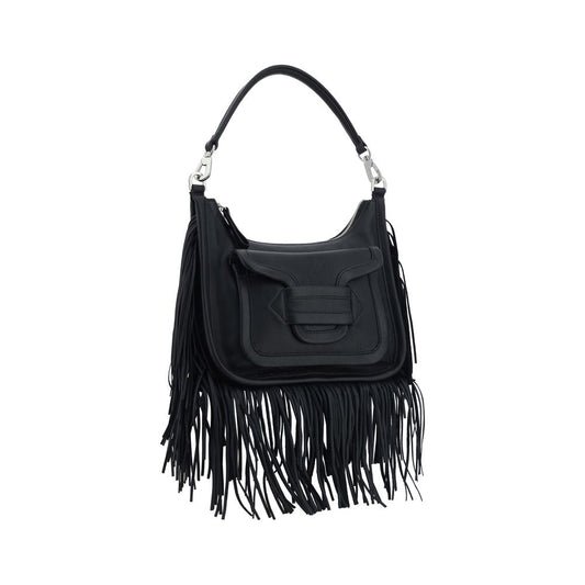 Black Calf Leather Bos Taurus Shoulder Bag