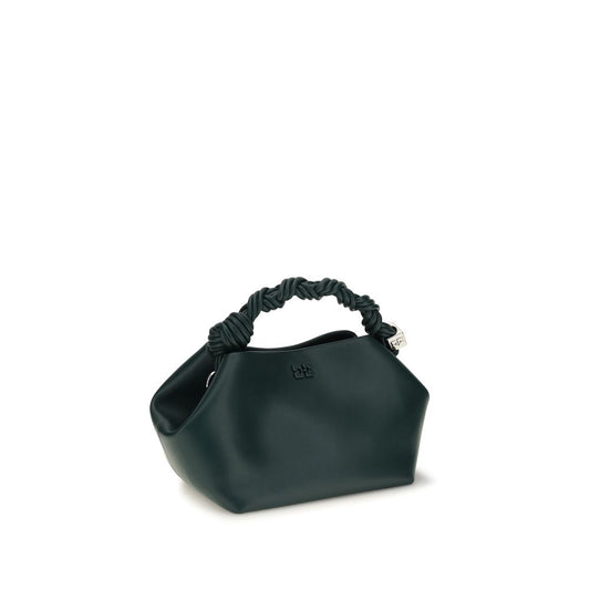 Bicolor Recycled Leather Shoulder Bag