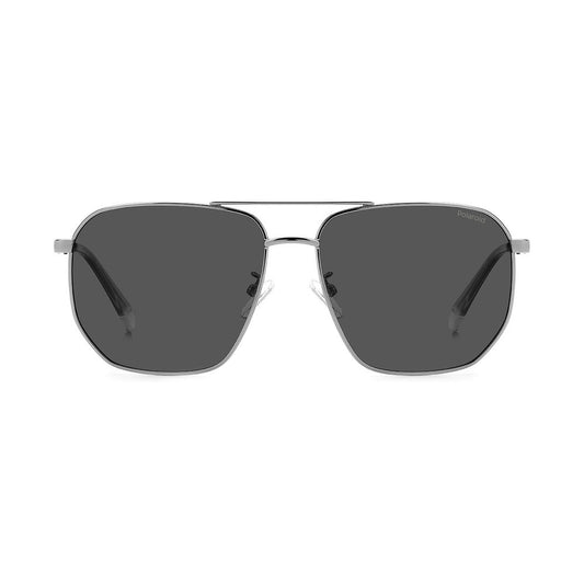 Gray Metal Sunglasses