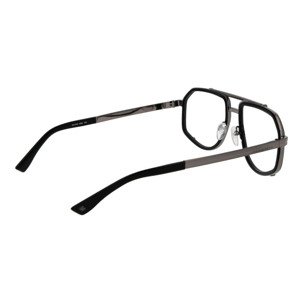 Black Metal Glasses (Frames)