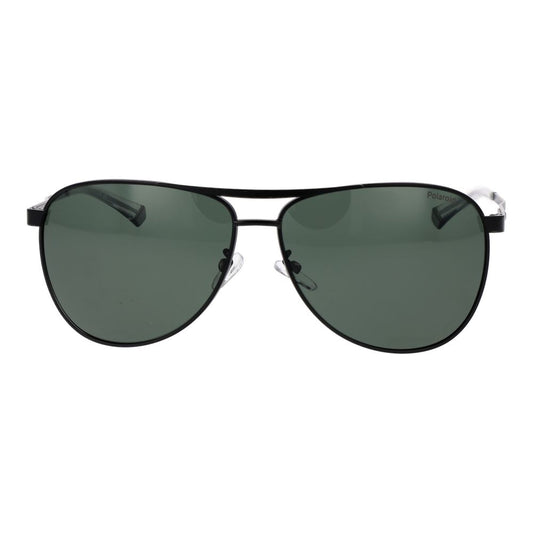 Black Stainless Steel Sunglasses