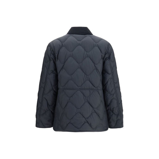 Gray Polyester Shell Jacket