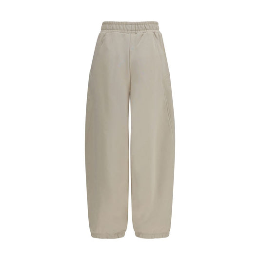 Beige Cotton Joggers (Workout Pants)