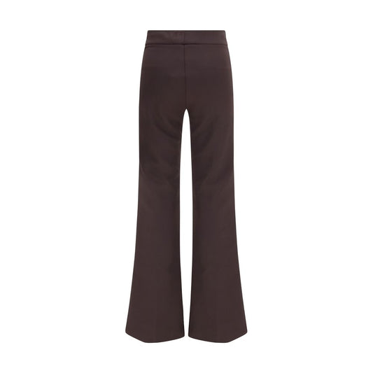Brown Polyamide Casual Pants