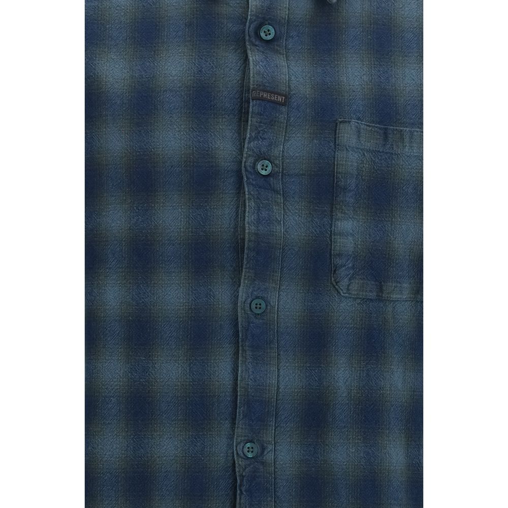 Bicolor Cotton Pattern Shirt