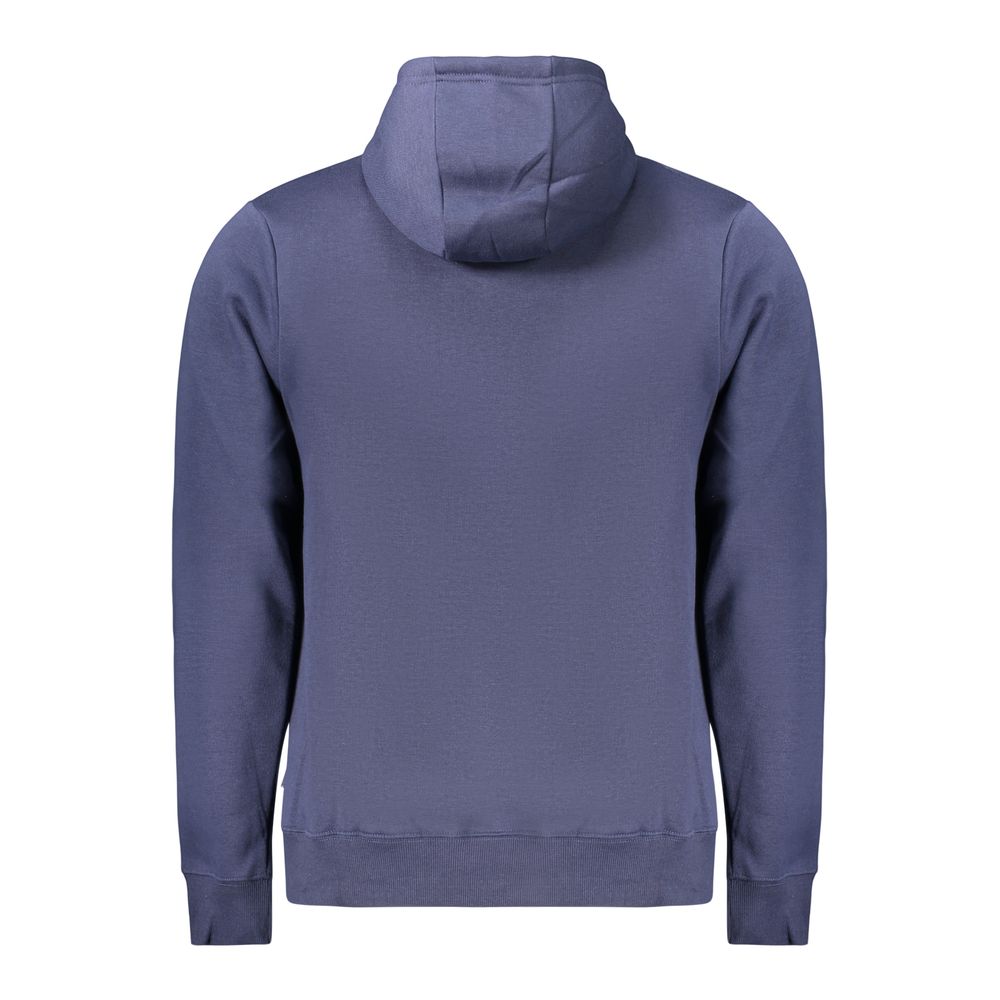 Blue Cotton Mens Sweatshirt