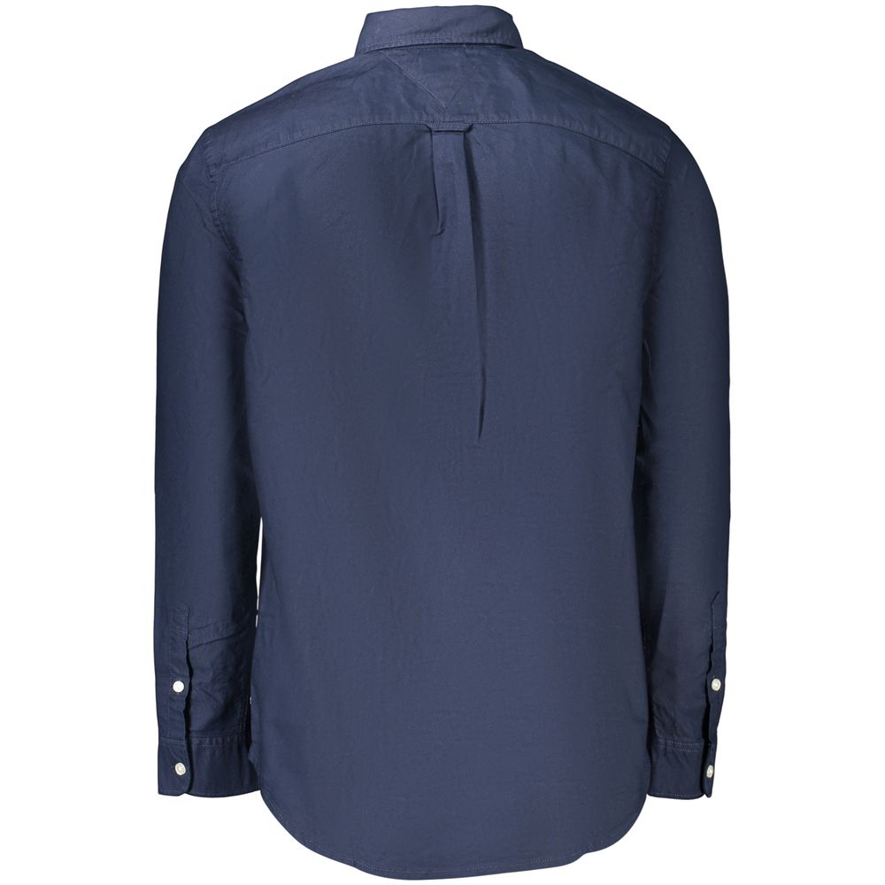 Blue Cotton Men's Shirt