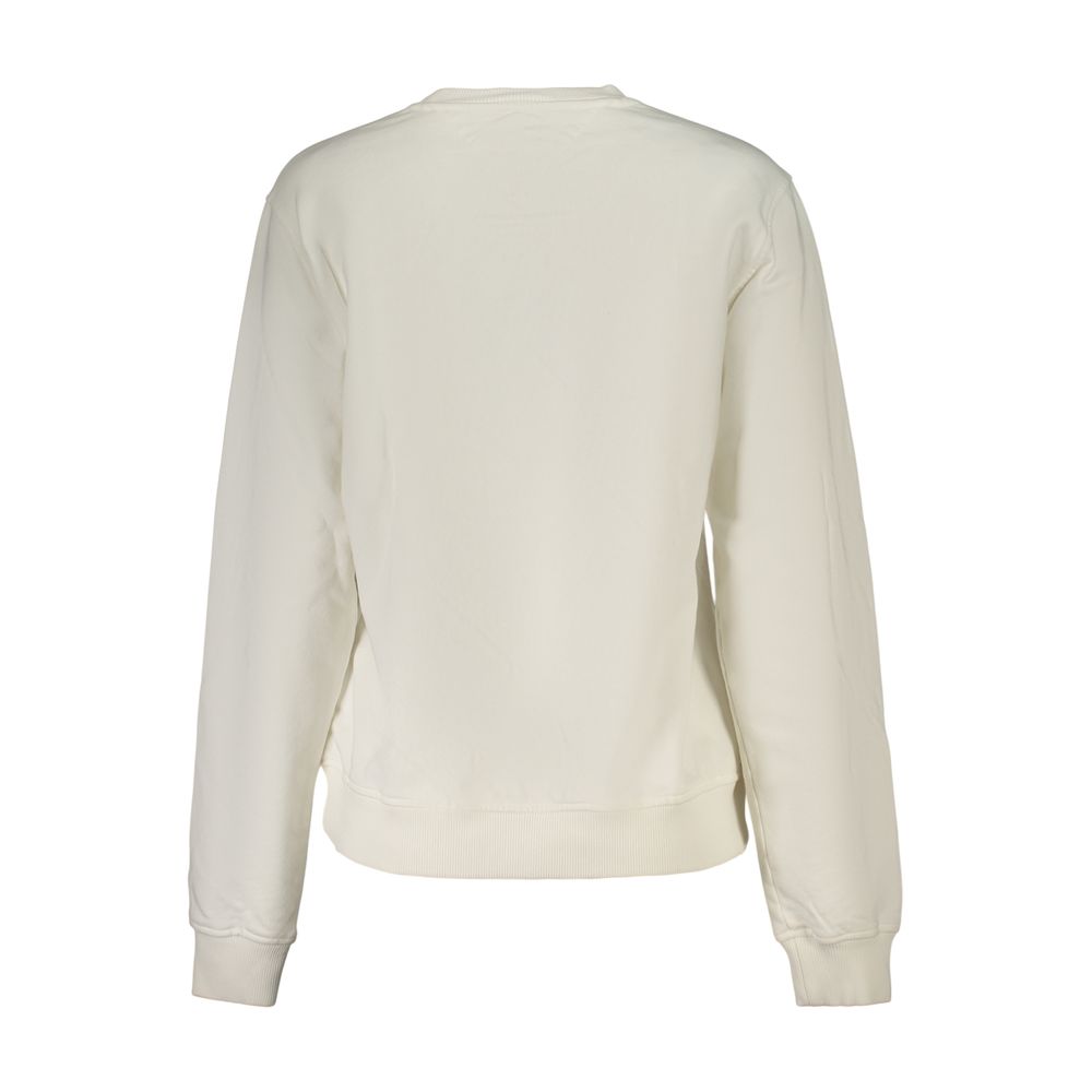 White Cotton Women's Sweatshirt