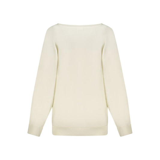 White Viscose Sweatshirt