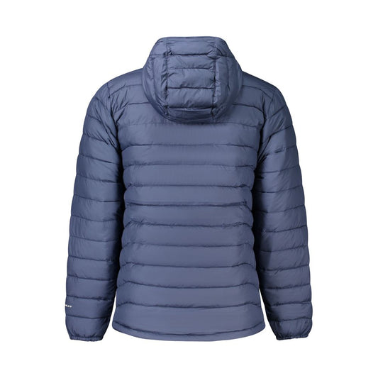 Blue Polyester Men's Jacket