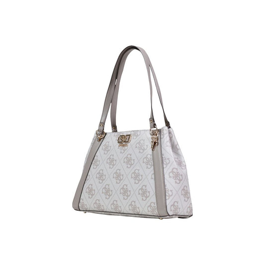 Beige Polyethylene Handbag