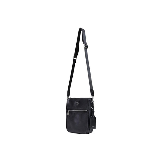 Black Polyethylene Shoulder Bag