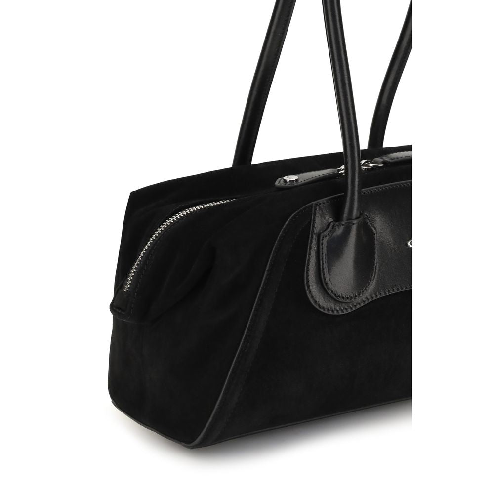Black Calf Leather Bos Taurus Shoulder Bag