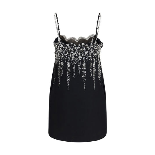 Black Wool Oves Aries Cocktail Dress
