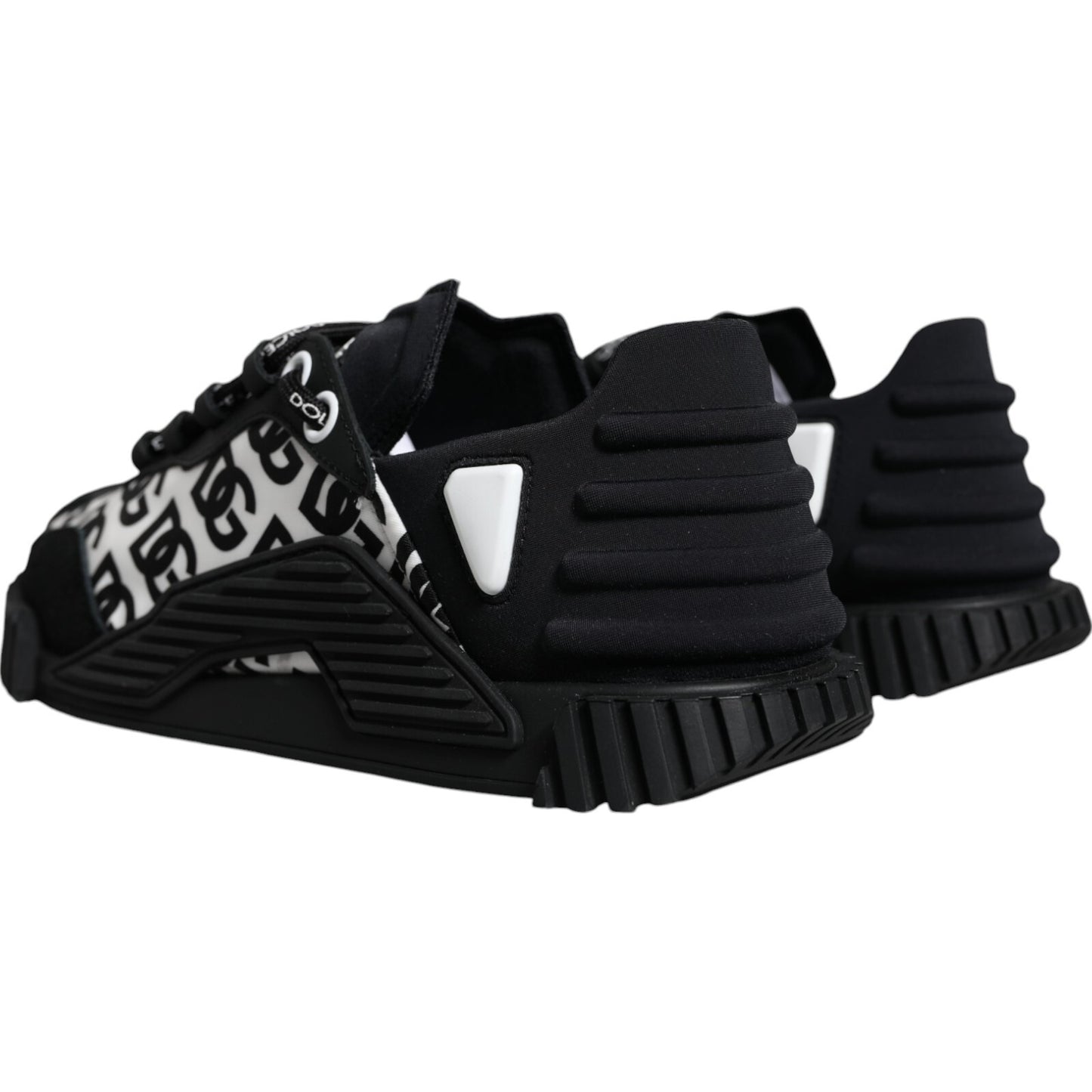 Black Logo Lace Up Low Top NS1 Sneakers Shoes